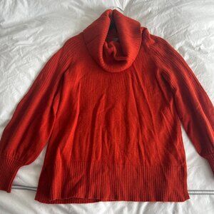 Orange Anthropologie Turtle Neck Sweater (S)